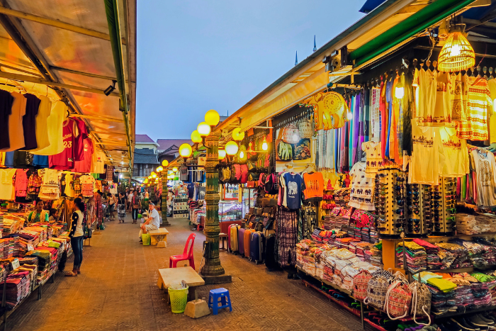 Visiting the Old Market - one of the things to do in Siem Reap