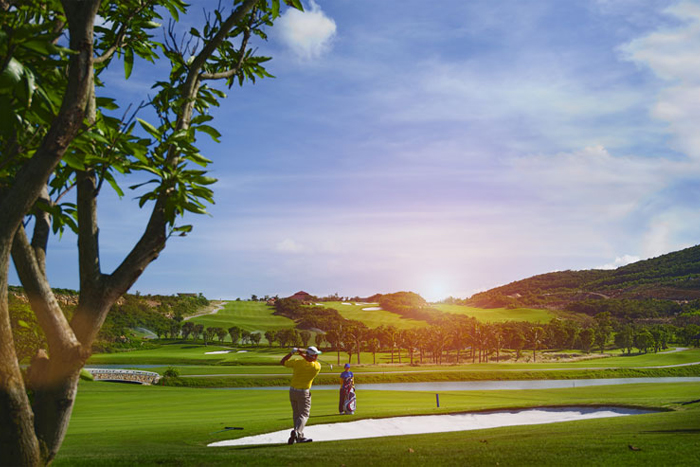 Golfing on Vinpearl Island, Nha Trang