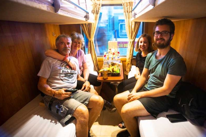 Experience night train in Vietnam 