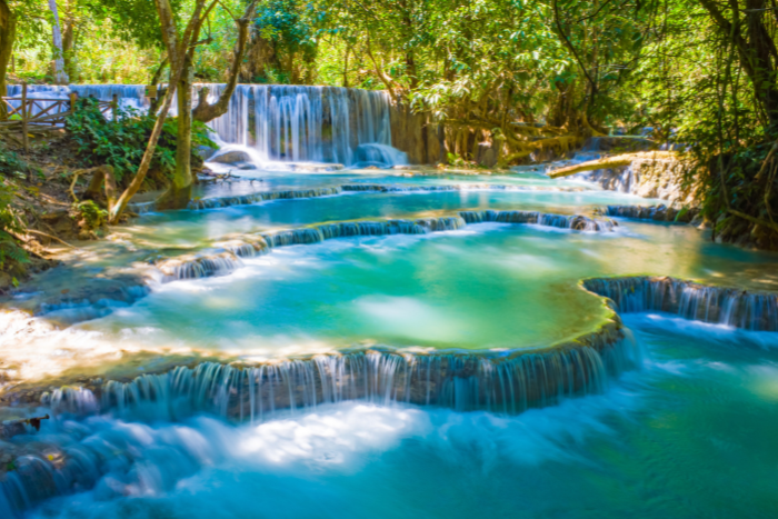Explore the beauty of Kuang Si Falls, Laos