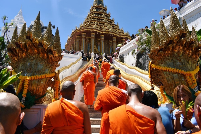Khao Phansa (Buddhist Lent Day) in Thailand