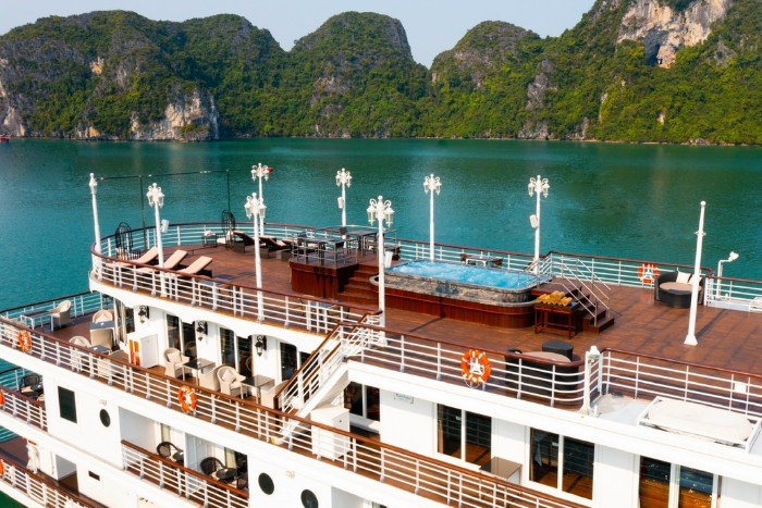 Ha Long Bay (listed as a UNESCO World Heritage Site)