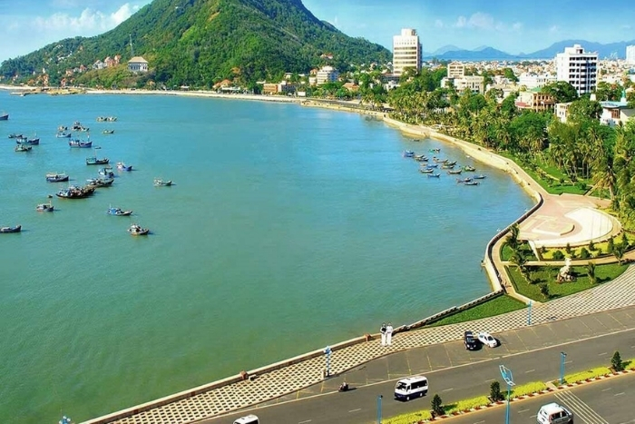 , Bai Truoc Beach, or Front Beach, is a must-see for first-time visitors