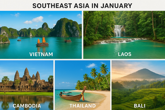 Best places to visit in Southeast Asia in January