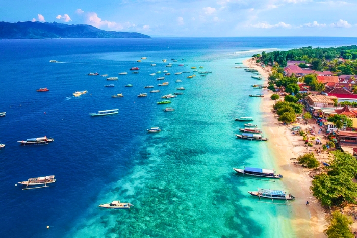 Relaxed tropical life on Gili Islands