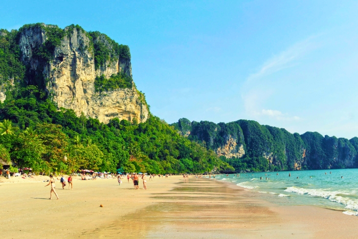 Sunny day at Ao Nang Beach