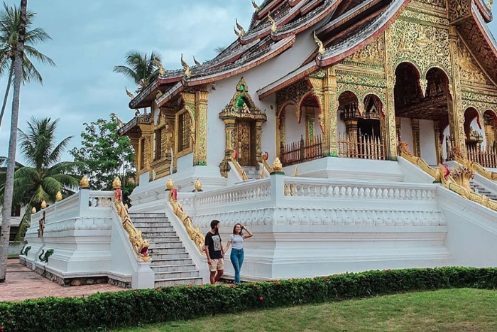 A moment of peace in the sacred dimension of Luang Prabang