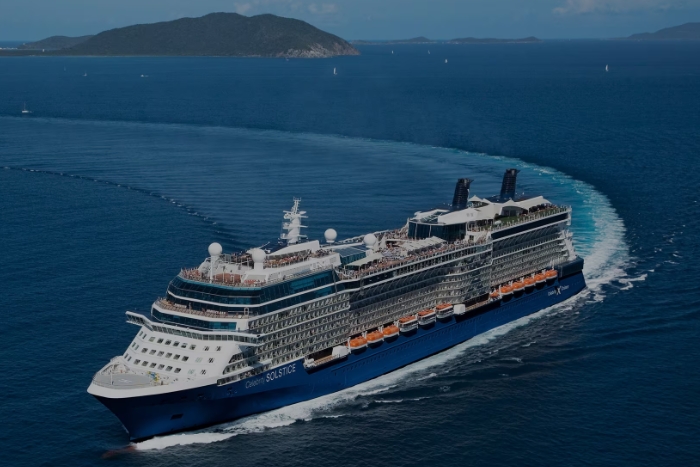 Celebrity Solstice - Super cruise ship brings international tourists to Halong