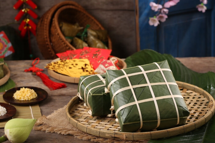 Chung cake  - an indispensable traditional food on Vietnamese New Year