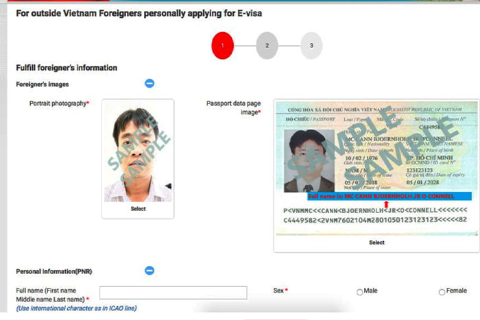 Step 4 to apply for an e-visa