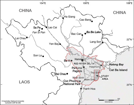 Northwest  Vietnam map 