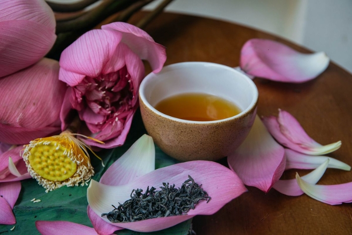 Lotus tea, a favourable beverage in Vietnam 