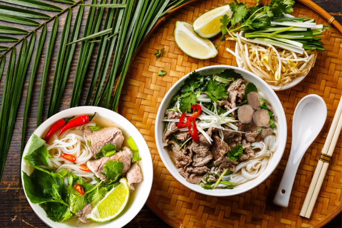 Vietnamese noodle soup is diverse and rich