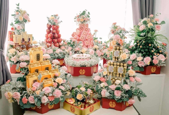 Requested offerings in Vietnam marriage traditions 