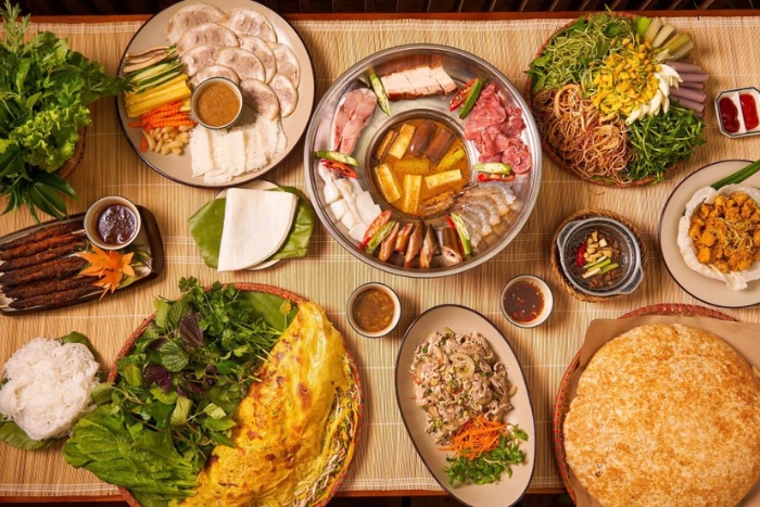 Southern Vietnam food showcasing local culinary traditions